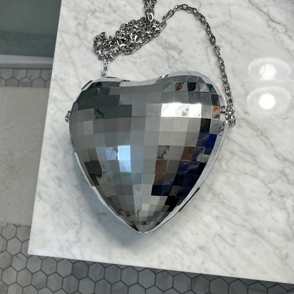 Kate Spade for Target Disco Heart Purse with Pink Interior